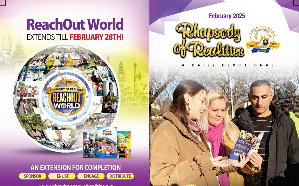 Read Today's Rhapsody of Realities Jan 16th 2023